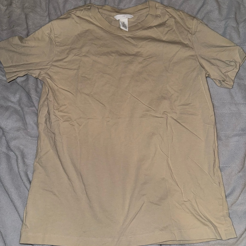 brand new crème color t shirt for women or kids